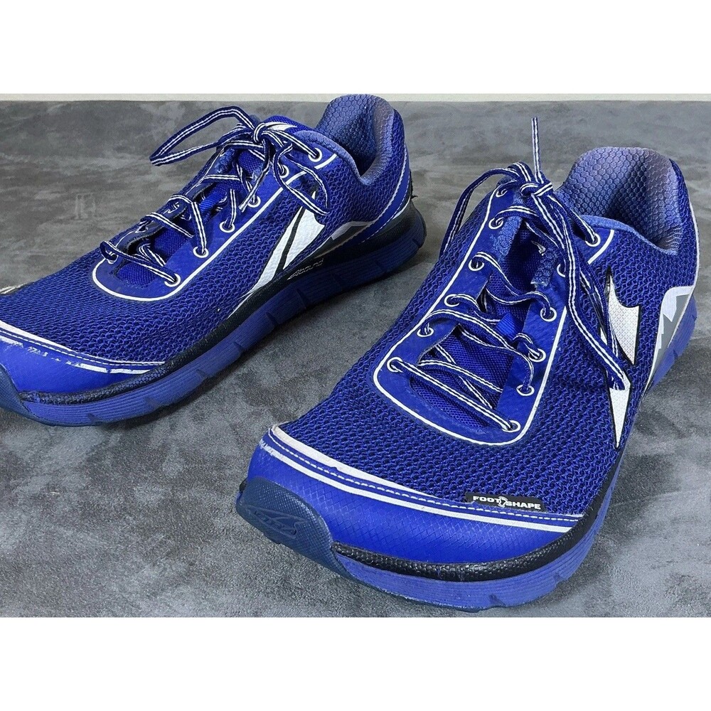 ALTRA Mens Ultra Trail Running Shoes 10 M Blue Lone Peak Zero Drop Eur 44